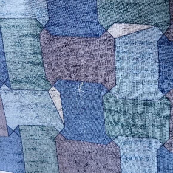 Pierre Cardin Mens Large Short Sleeve Casual Button up geometric print shirt - Picture 12 of 14